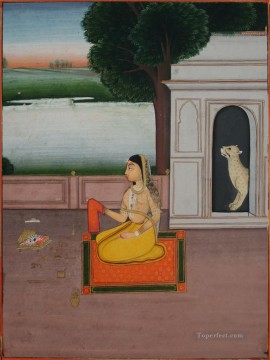 indio Painting - Folio de un indio ragamala